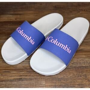 New Columbia Youth Hood River Slide Sport Sandal Big Kids SZ 6 UK 5 Purple